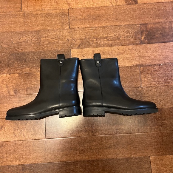 Ralph Lauren leather boots NWOT - Picture 1 of 5